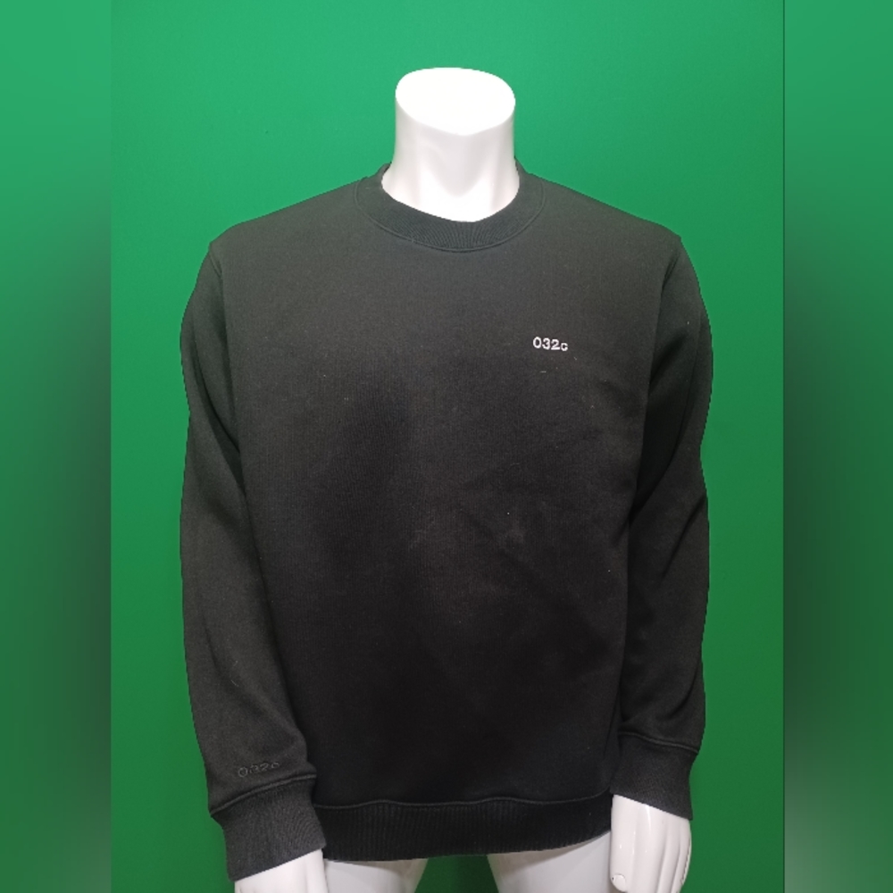 032C - Don't dream it's over Black embroidery Sweatshirt Size Xl